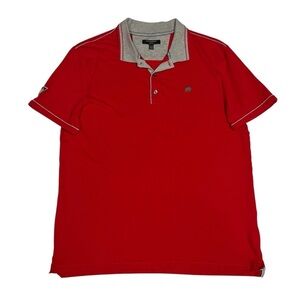 Banana Republic Red Polo Shirt Classic Design